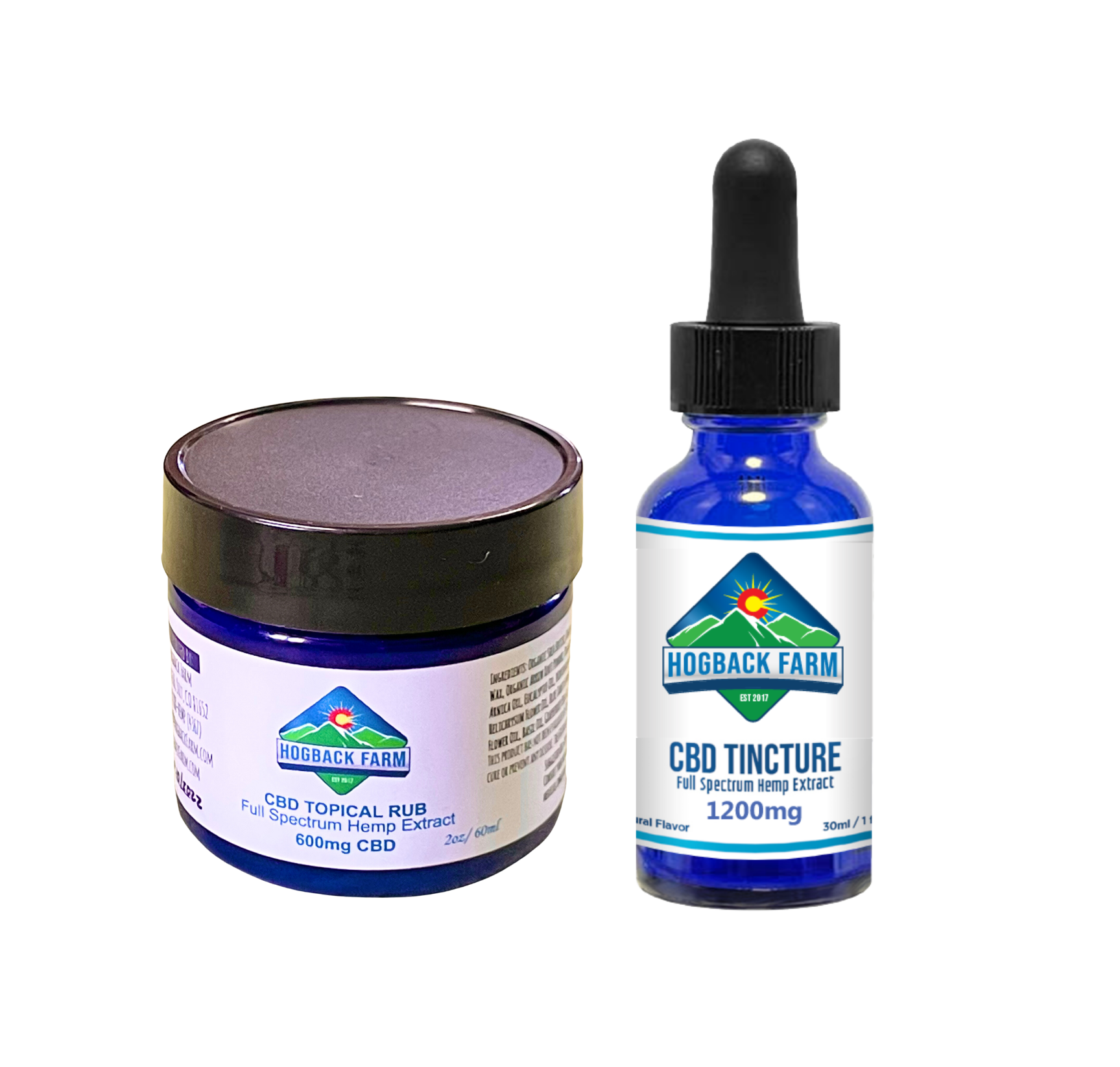Combo Pack 1200mg Tincture & 2oz Topical rub