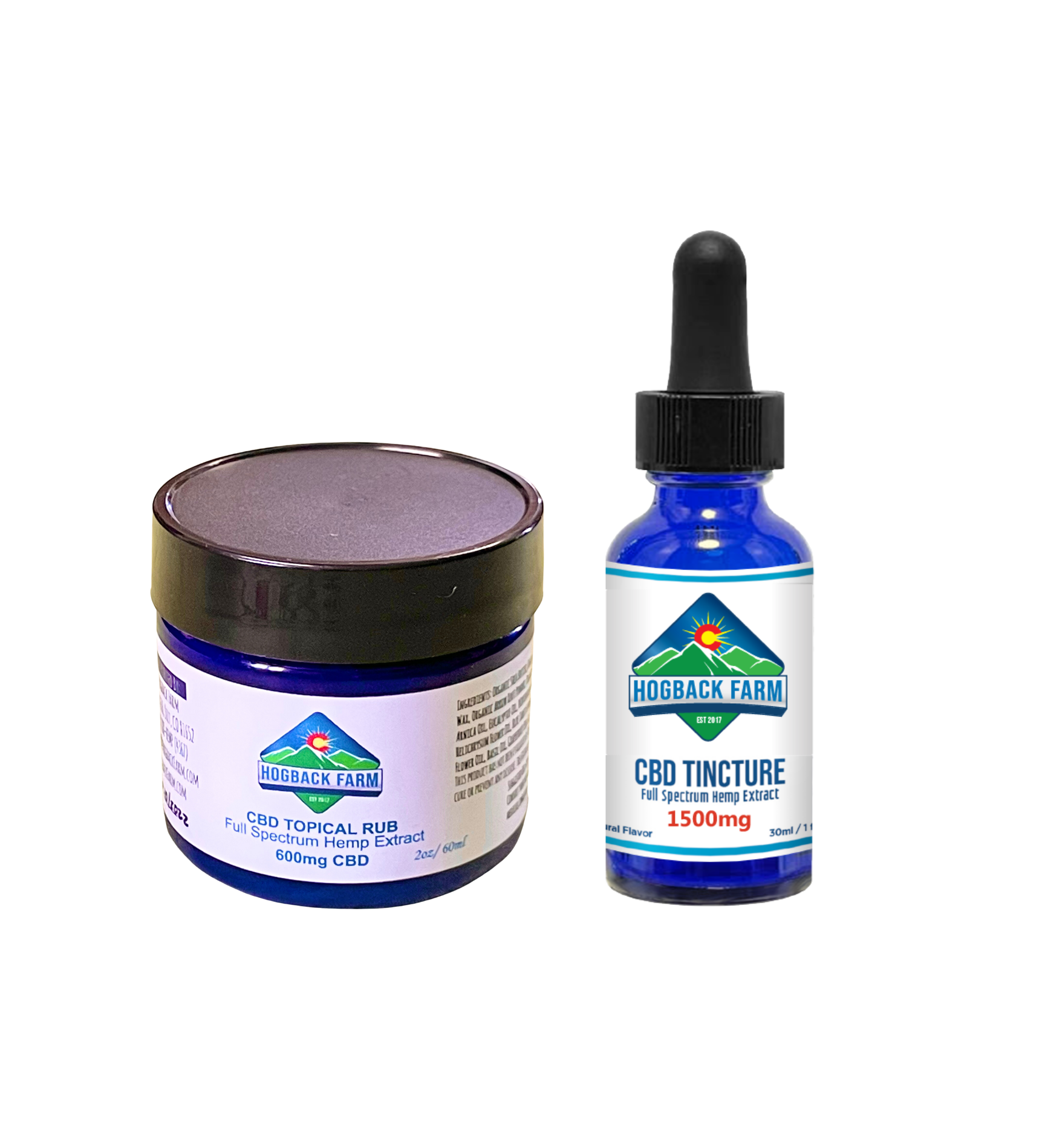 Combo Pack 1500mg Tincture & 2oz Topical Rub