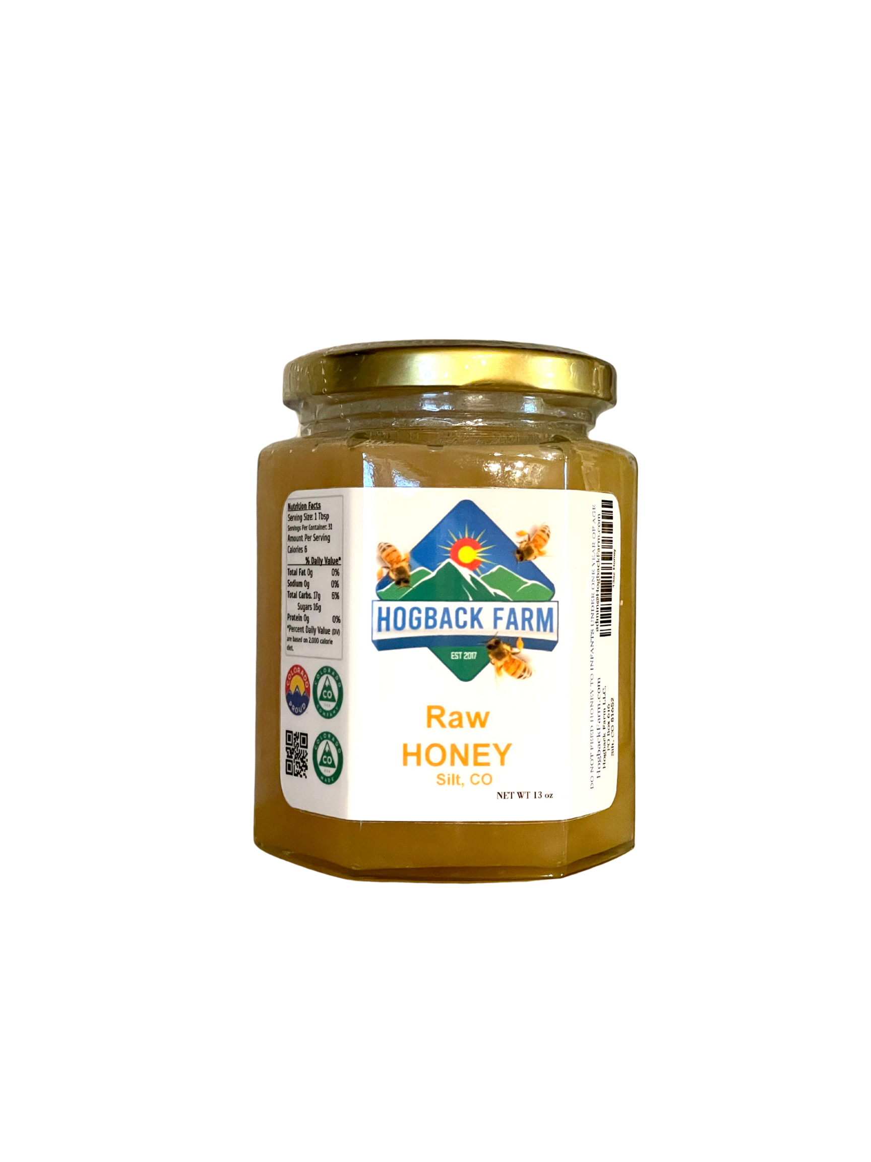 Raw Honey, 13 oz